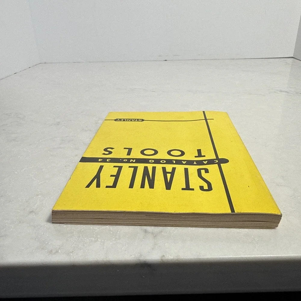 Stanley Tools Catalog No. 34 Vintage 1958 Edition PB Paperback EXCELLENT